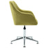 Swen Studio -  Swivel Dining Chairs 6 pcs Green Fabric (UK/IE/FI/NO only) (6x331503)